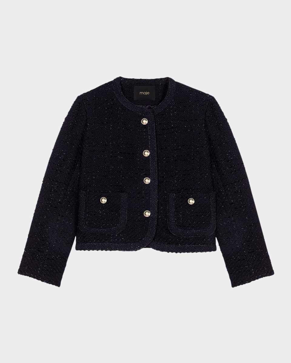 Vibleed Shiny Tweed Blazer